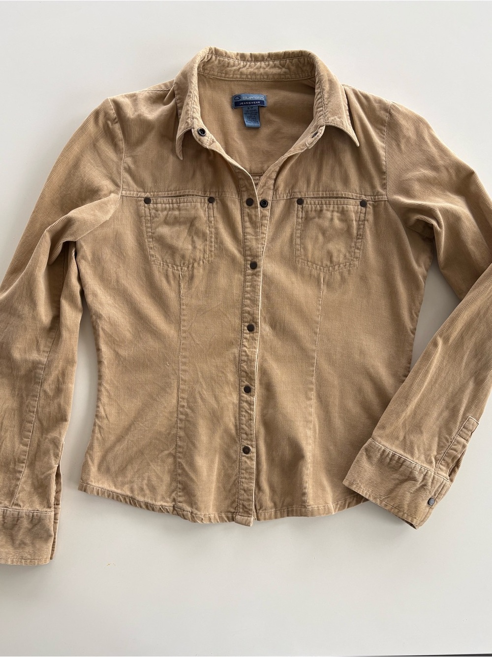 Y2K Bluenotes Tan Corduroy Jeanswear Shirt